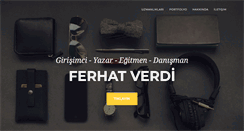 Desktop Screenshot of ferhatverdi.com