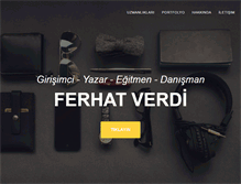 Tablet Screenshot of ferhatverdi.com